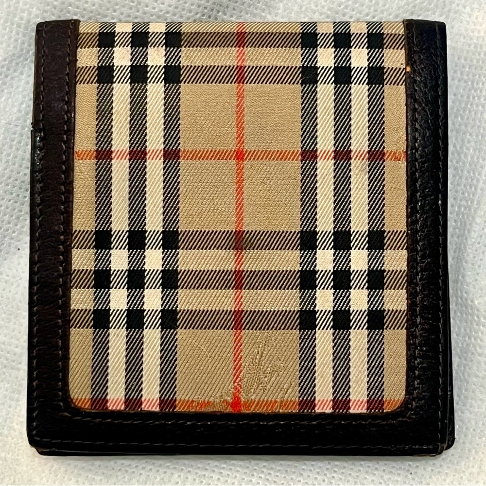 Burberry Wallet Tan and Black Nova Checkered Wallet - Picture 5 of 14